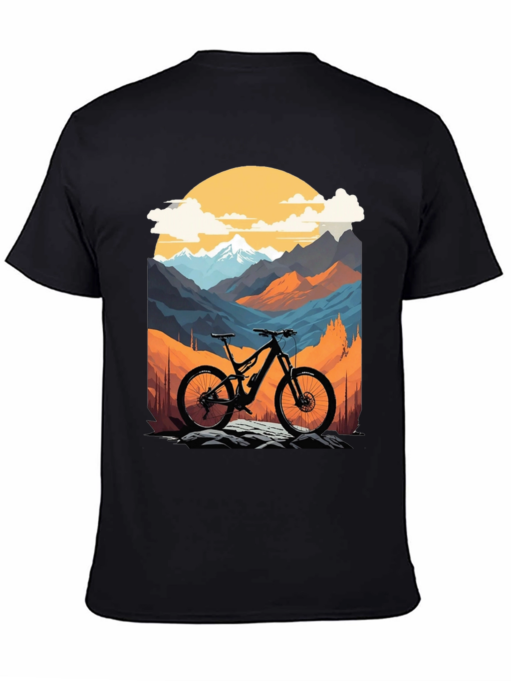 Mountain Bike Graphic T-Shirt