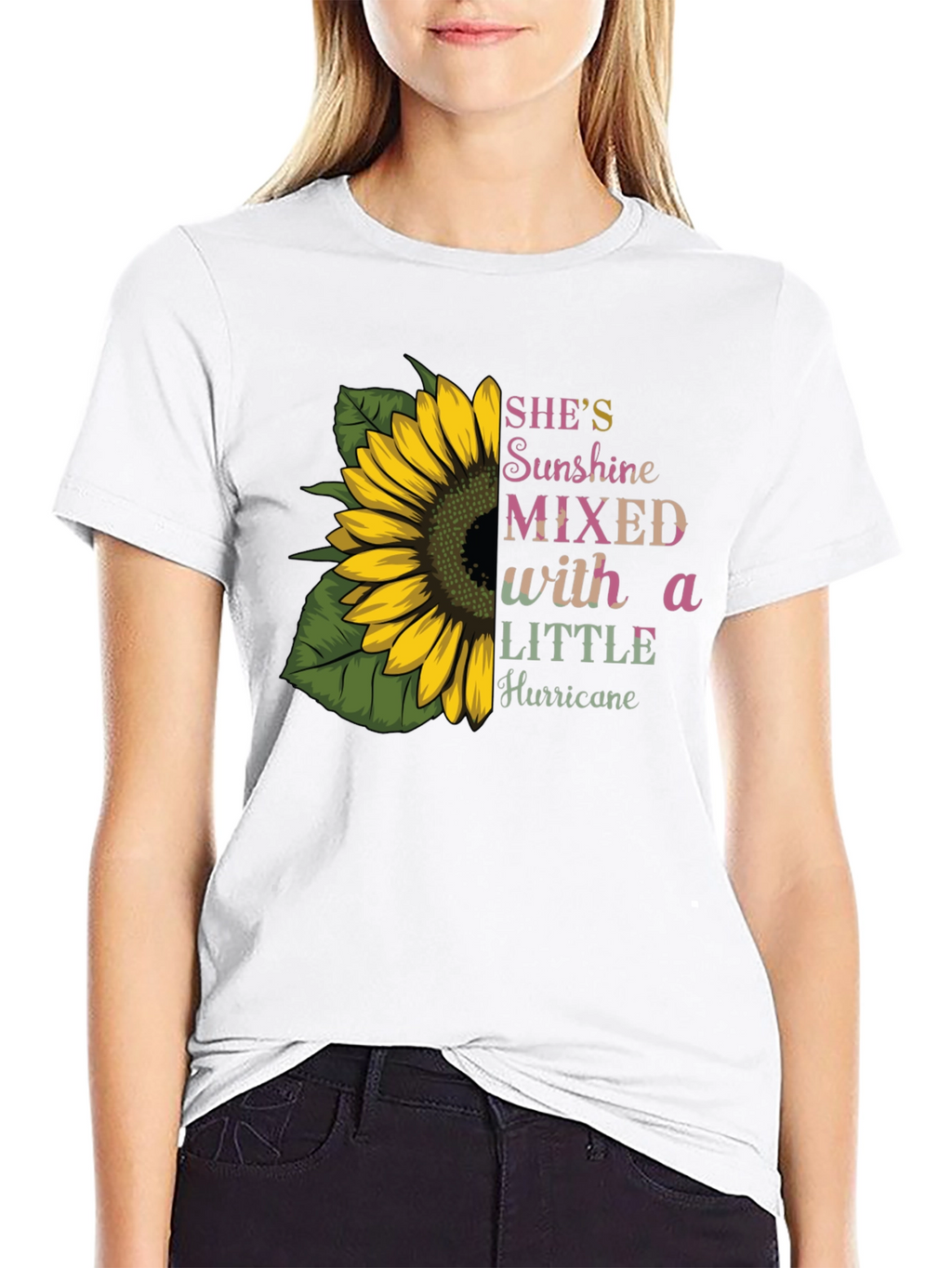 Sunflower Shes Sunshine Mixed with Hurricane T-Shirt
