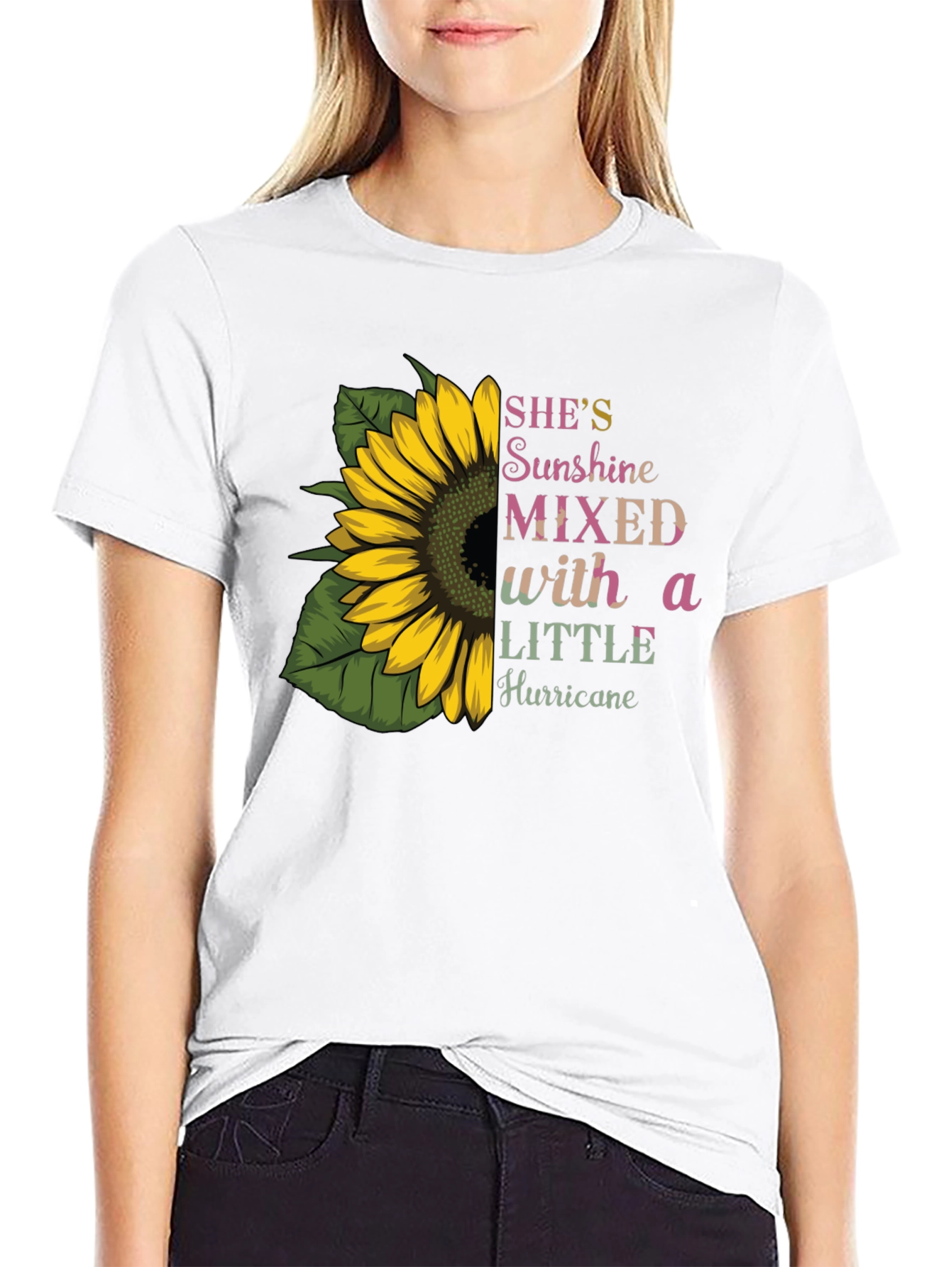 Sunflower Shes Sunshine Mixed with Hurricane T-Shirt