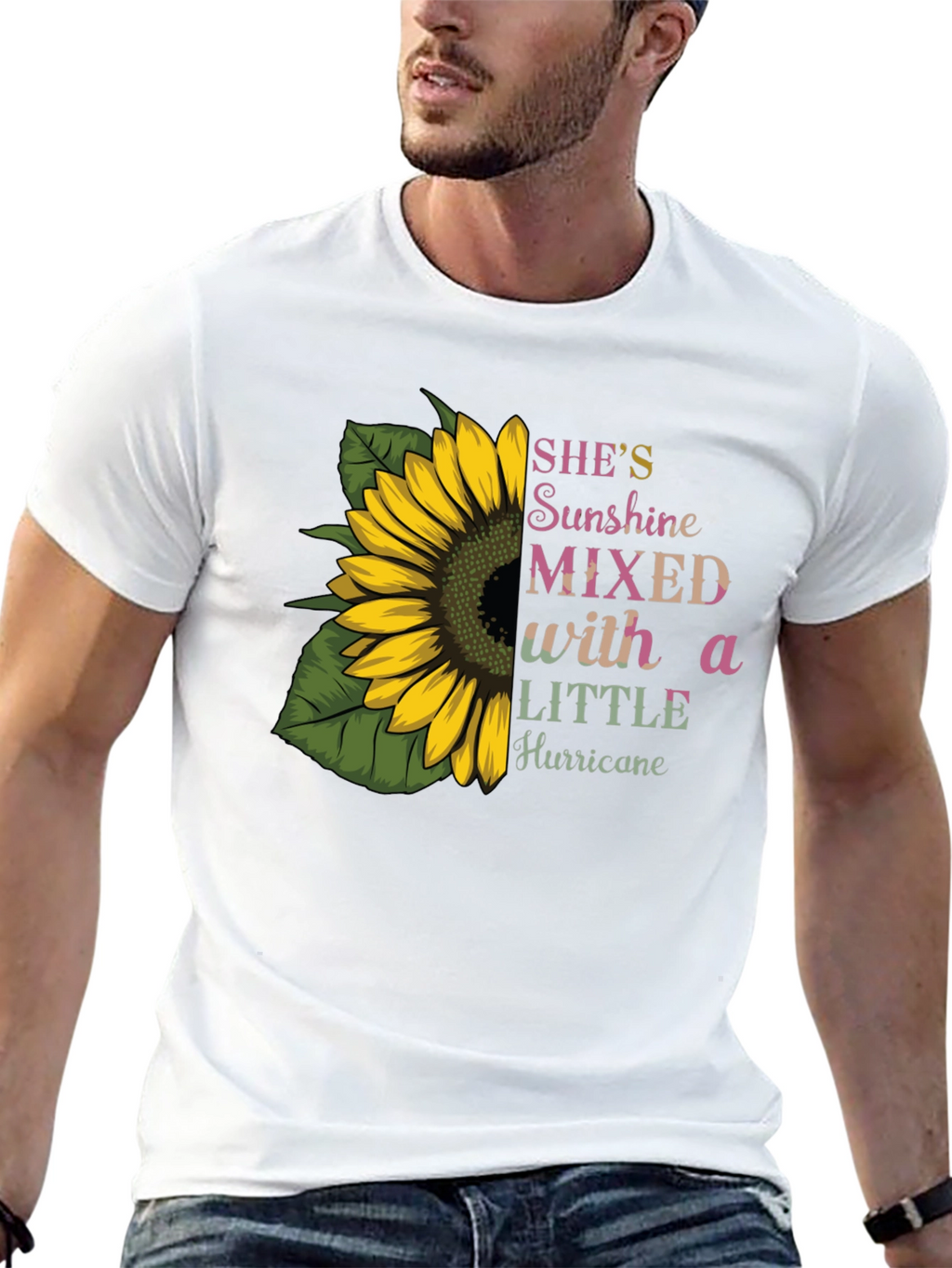 Sunflower Shes Sunshine Mixed with Hurricane T-Shirt