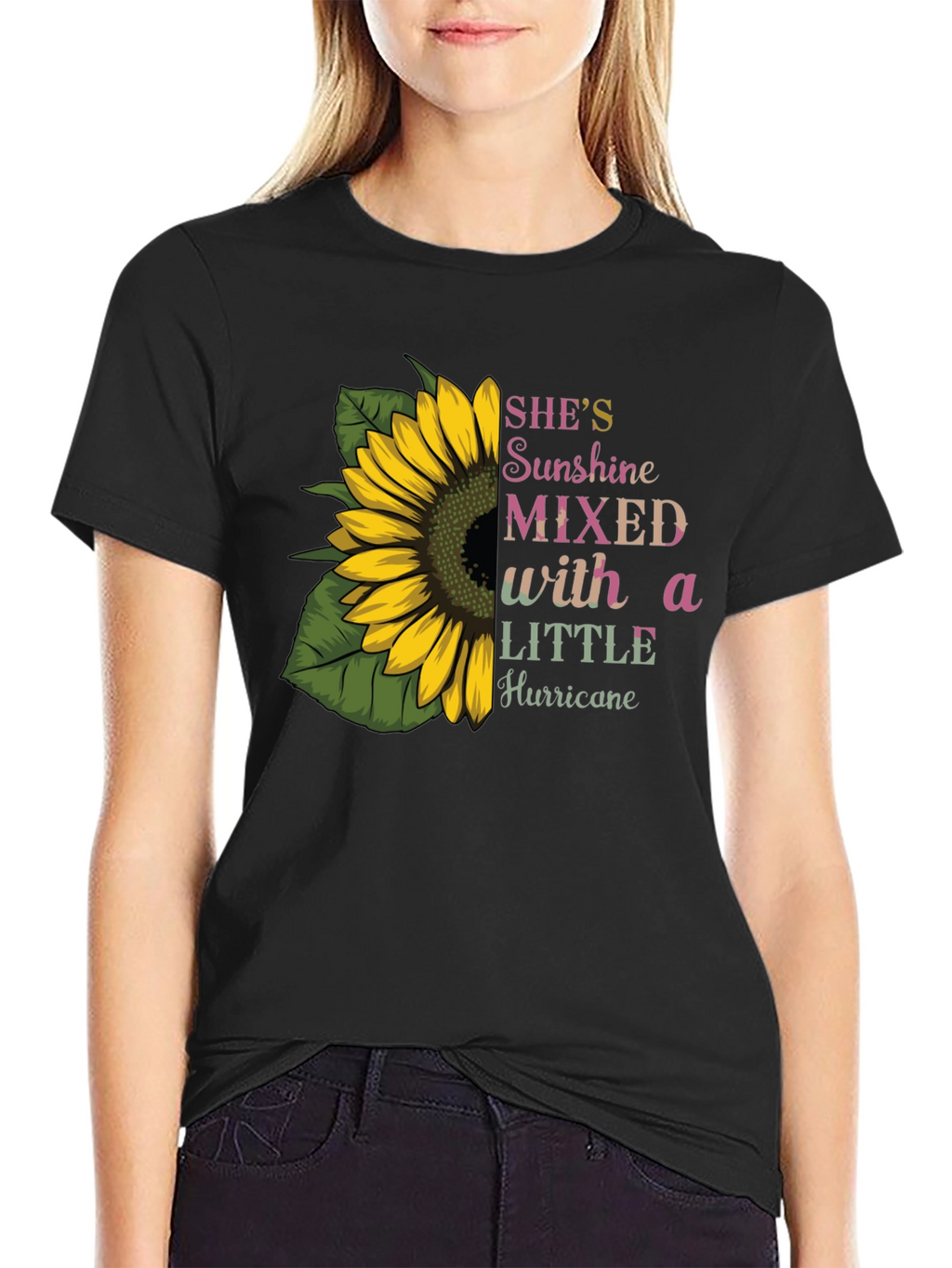 Sunflower Shes Sunshine Mixed with Hurricane T-Shirt