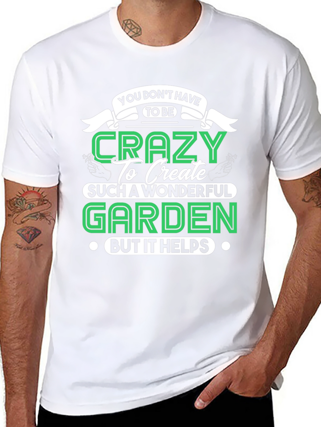 Crazy Gardener T-Shirt - Funny Garden Gift
