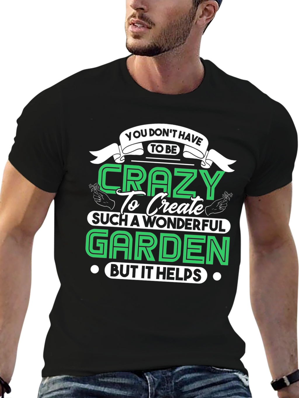 Crazy Gardener T-Shirt - Funny Garden Gift