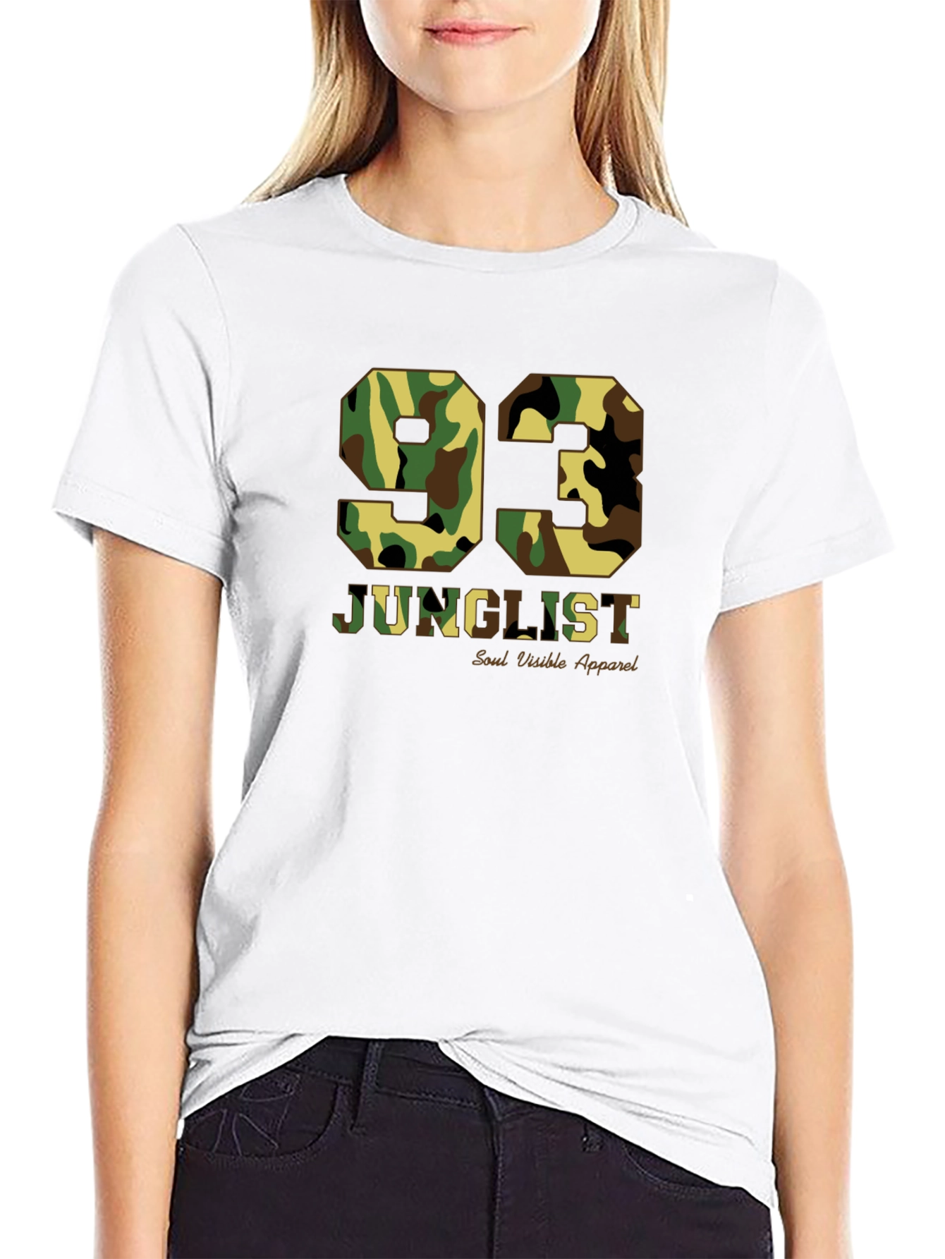 Camo 93 Junglist Black T-Shirt