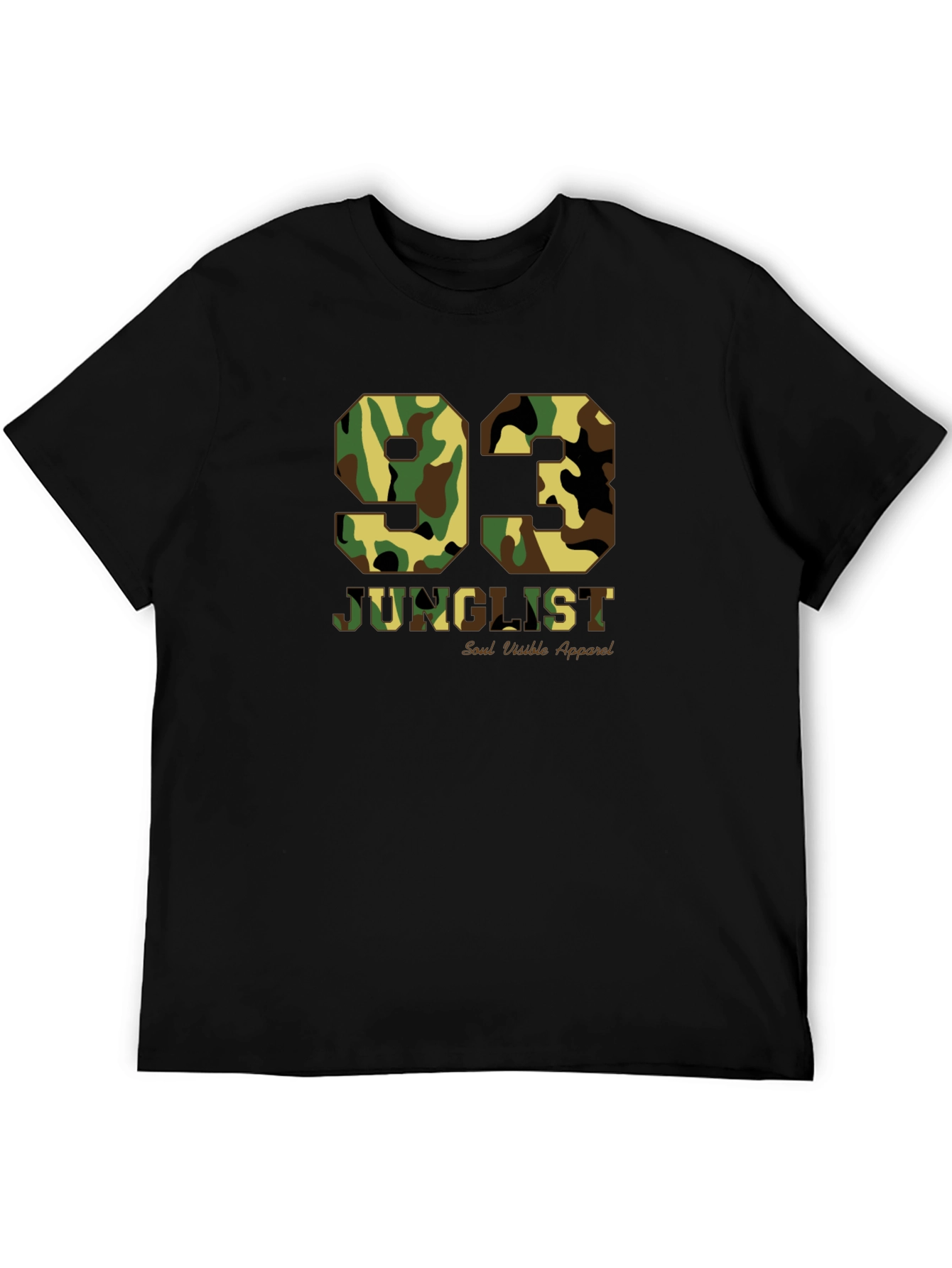 Camo 93 Junglist Black T-Shirt