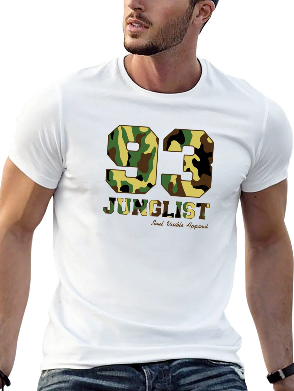 Camo 93 Junglist Black T-Shirt