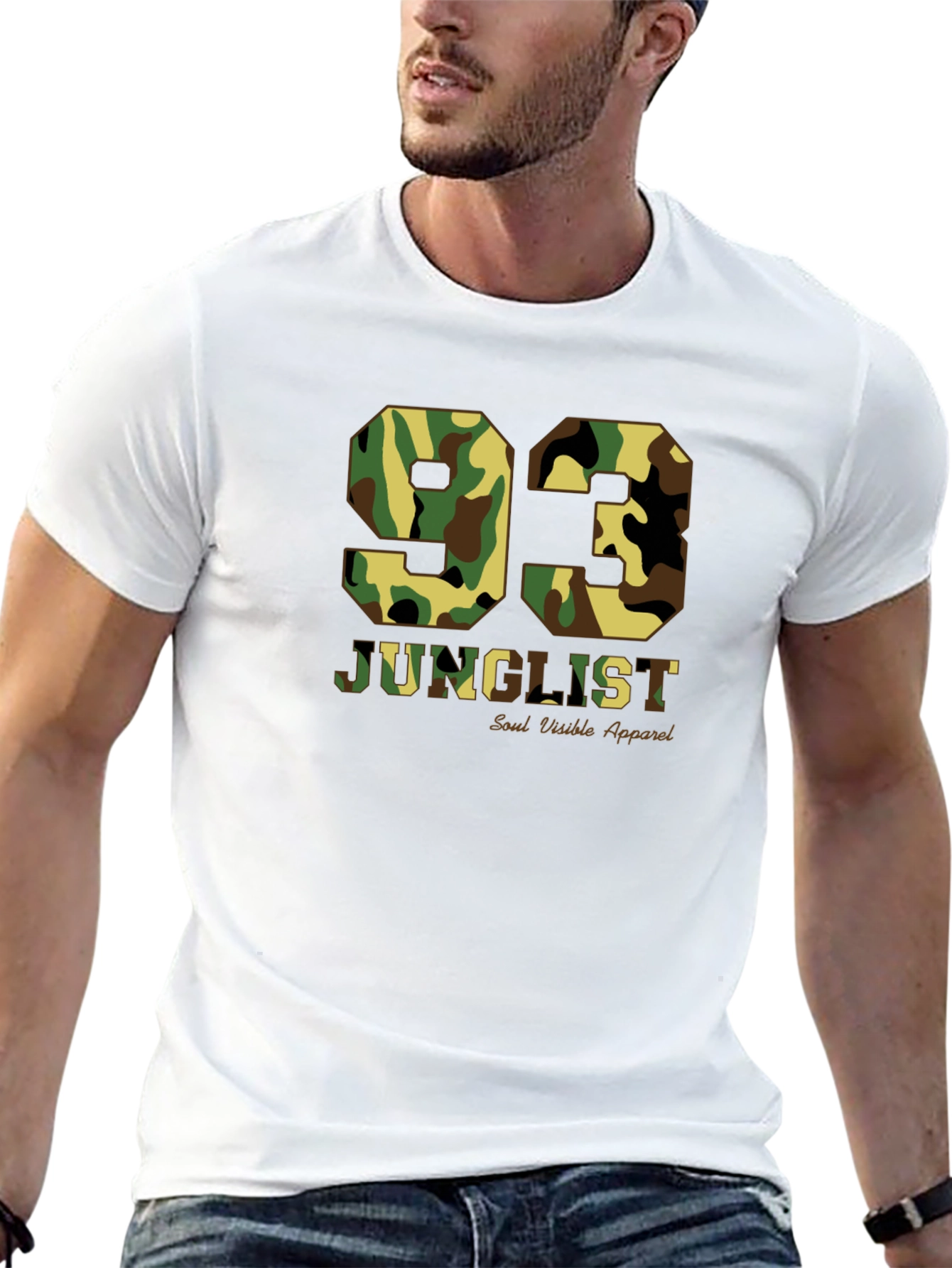 Camo 93 Junglist Black T-Shirt