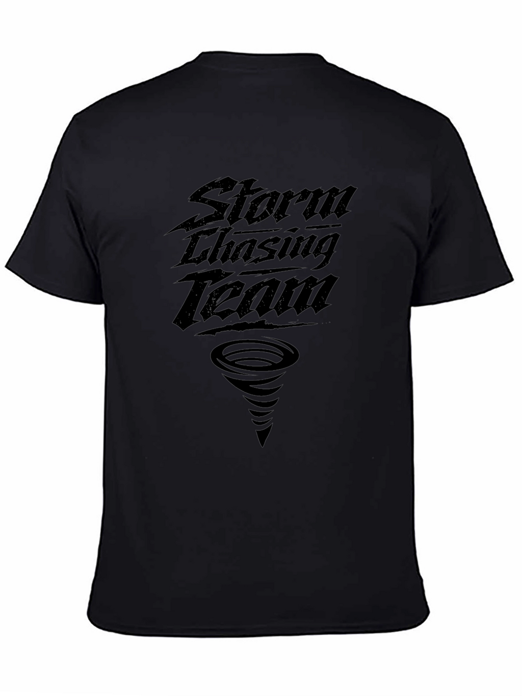 Storm Chasing Team Black Graphic Tee