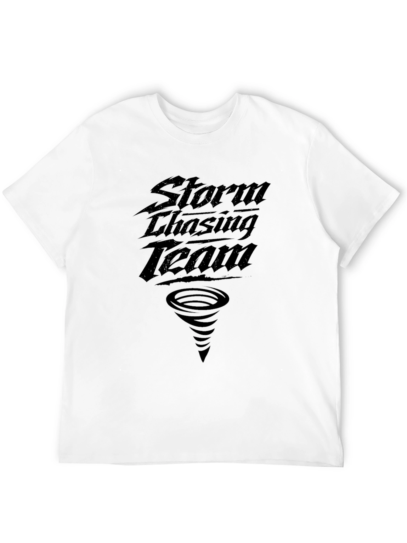 Storm Chasing Team Black Graphic Tee