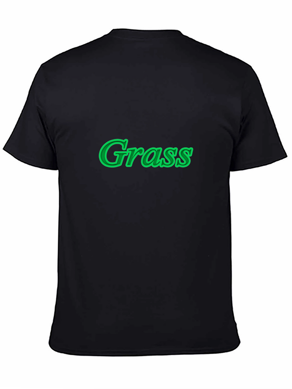 Grass Graphic Black T-Shirt