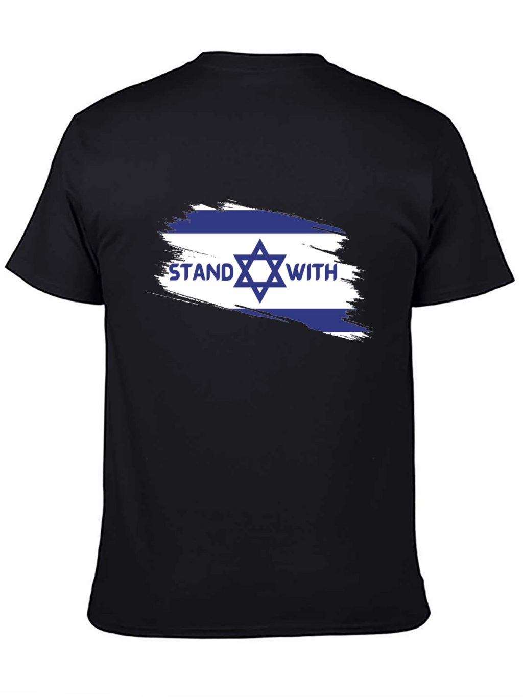 Stand With Israel T-Shirt - Mens Black Tee