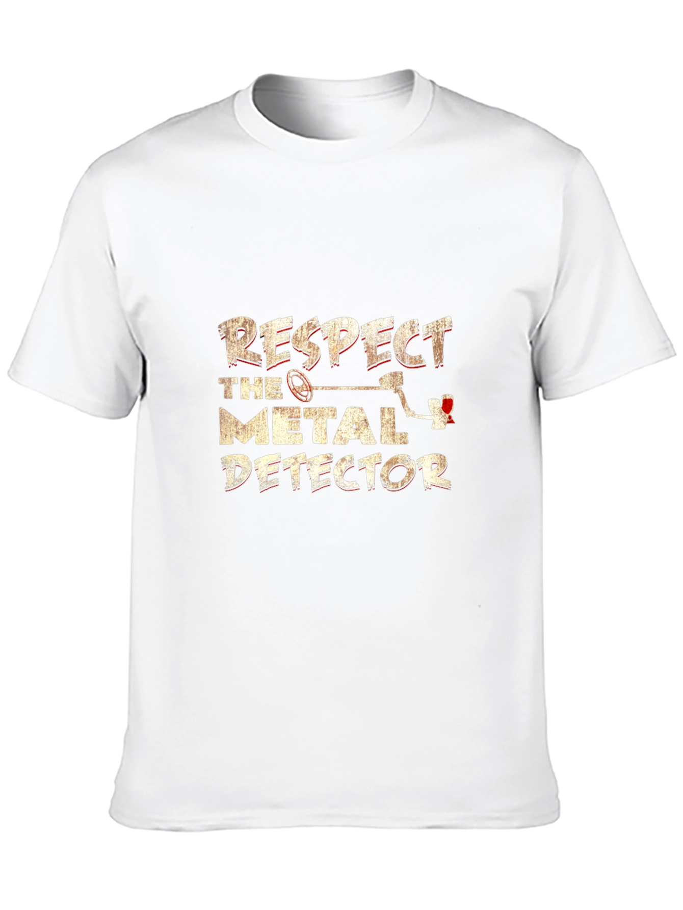 Respect the Metal Detector Graphic Tee
