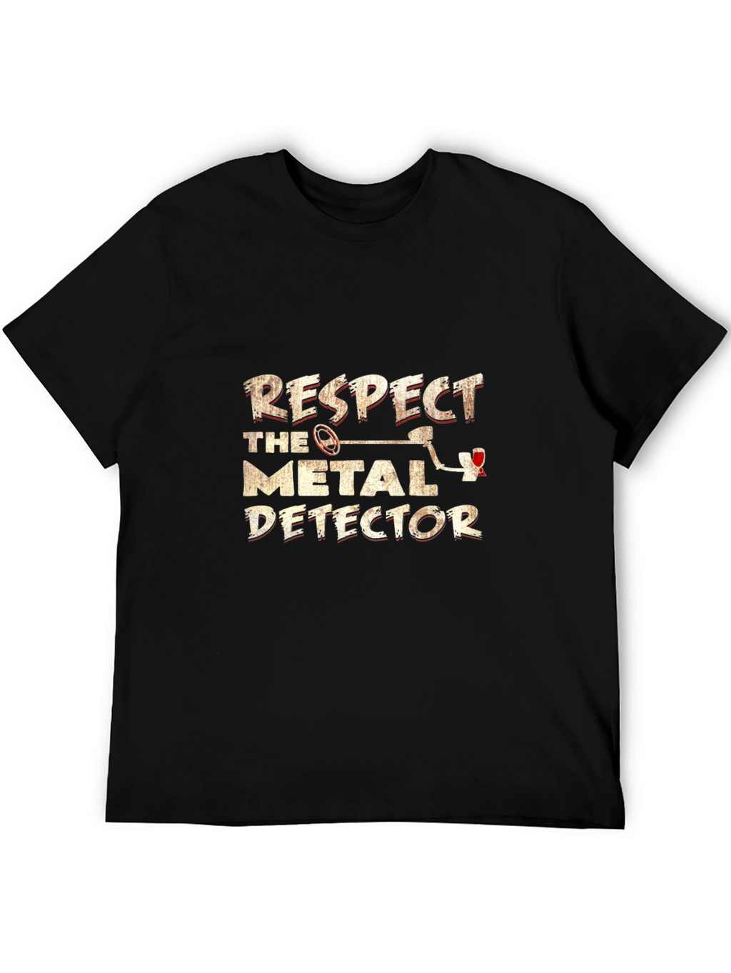 Respect the Metal Detector Graphic Tee