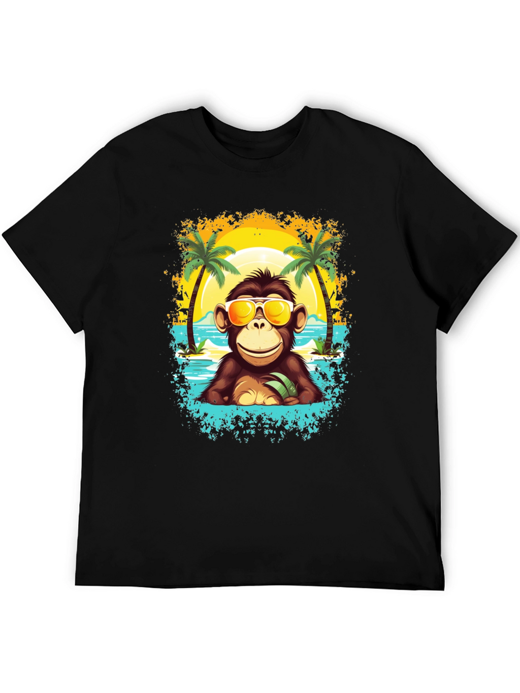 Cool Monkey Beach Vibes T-Shirt