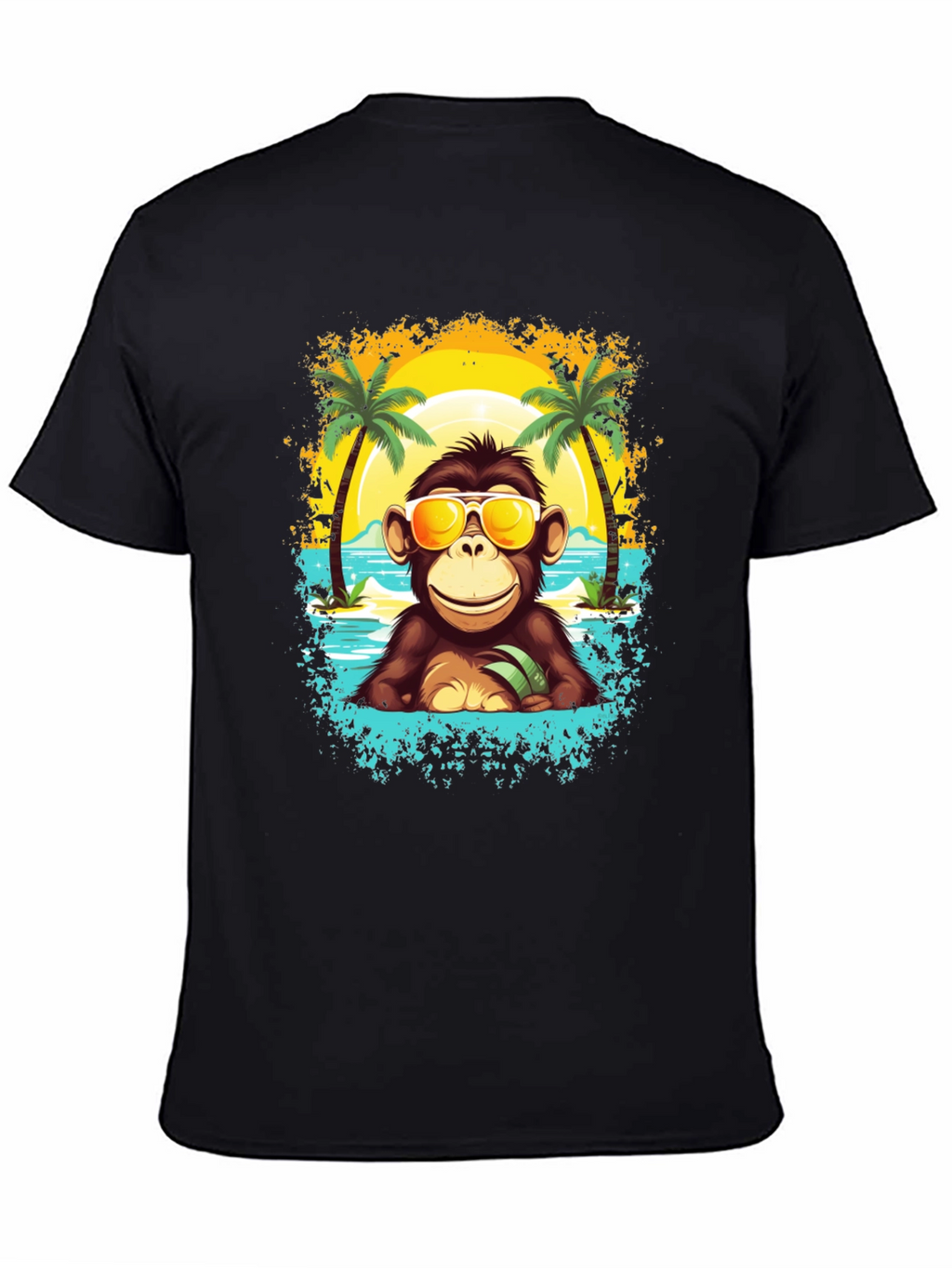 Cool Monkey Beach Vibes T-Shirt