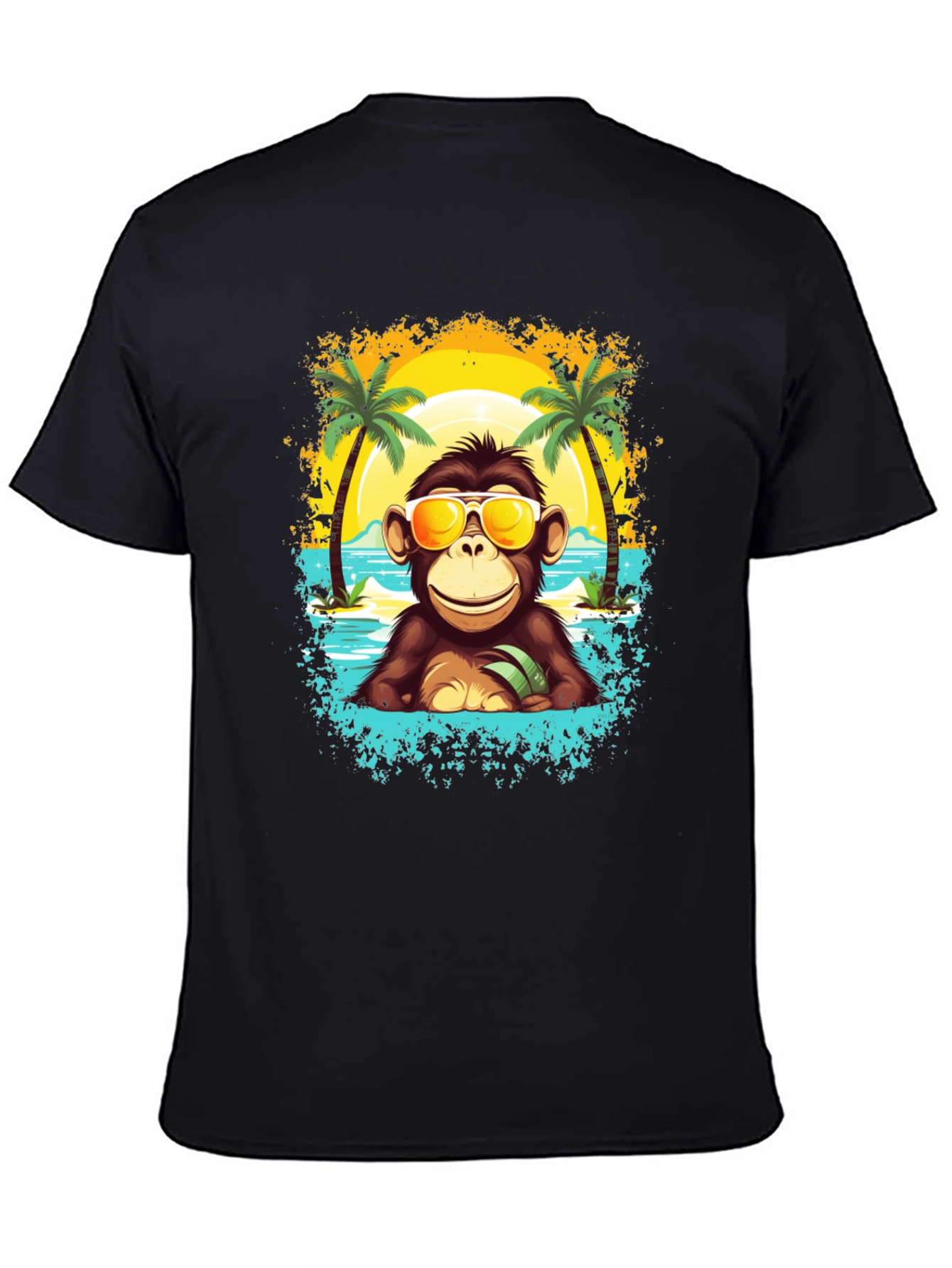 Cool Monkey Beach Vibes T-Shirt