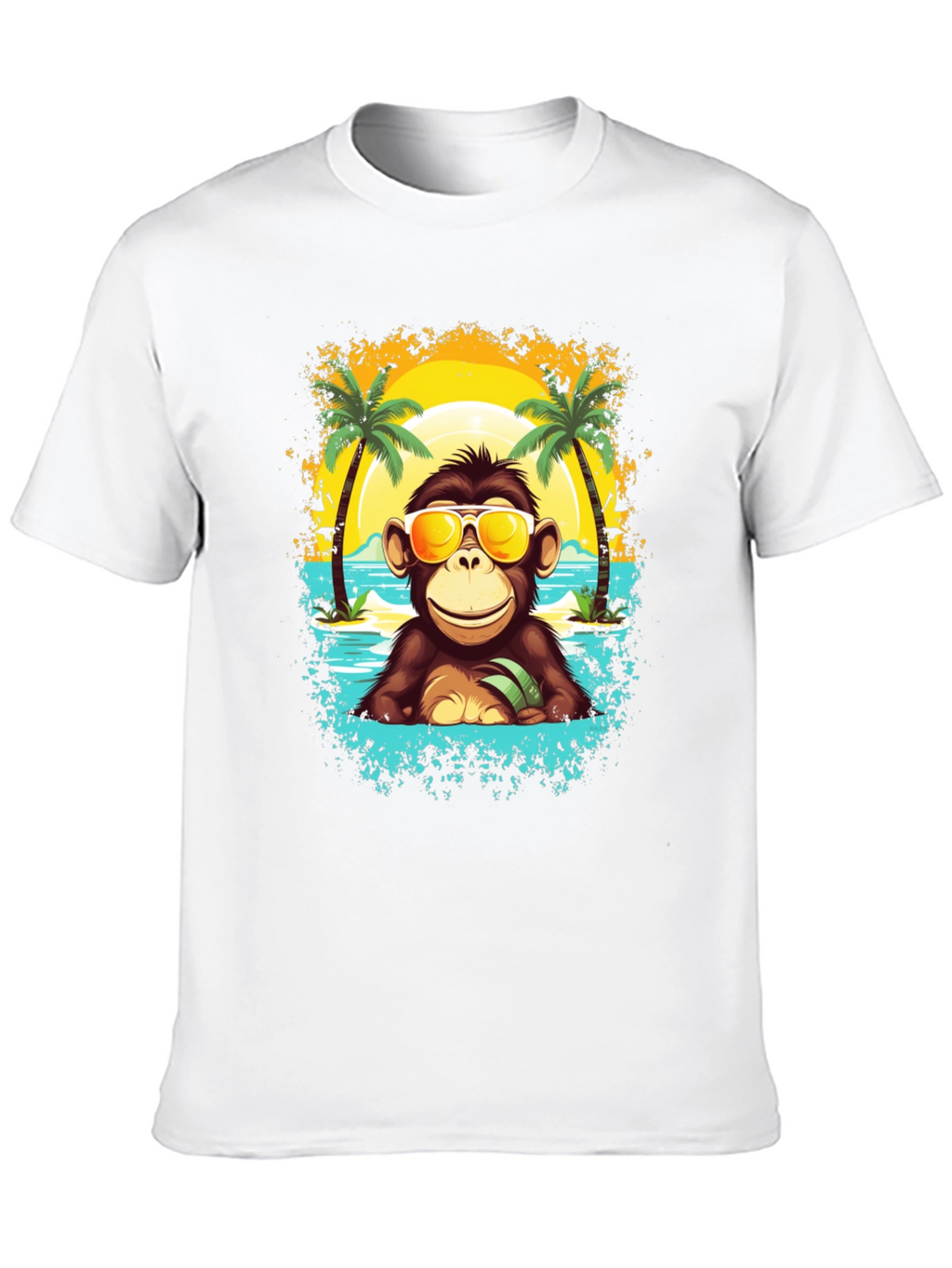 Cool Monkey Beach Vibes T-Shirt