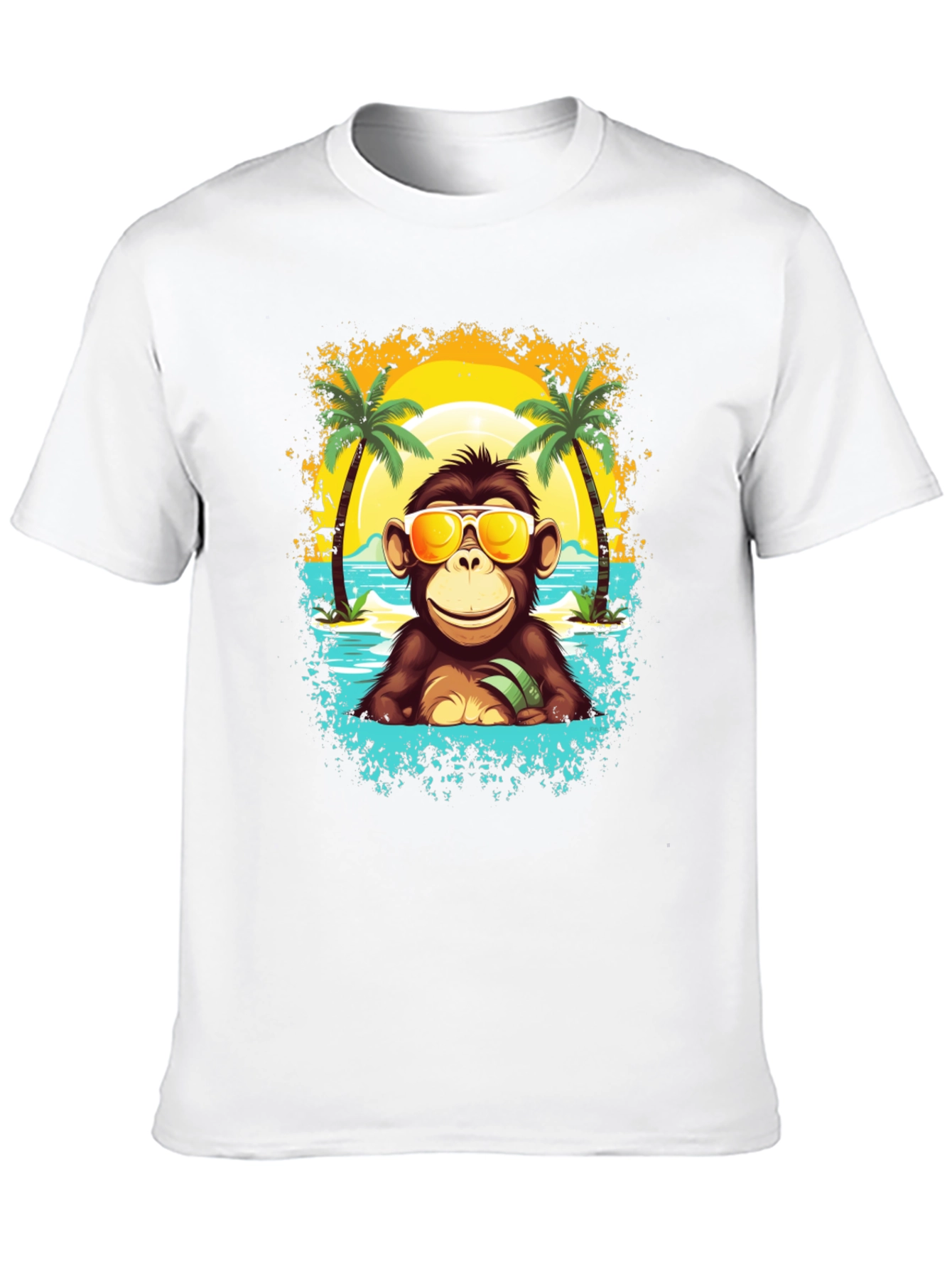 Cool Monkey Beach Vibes T-Shirt