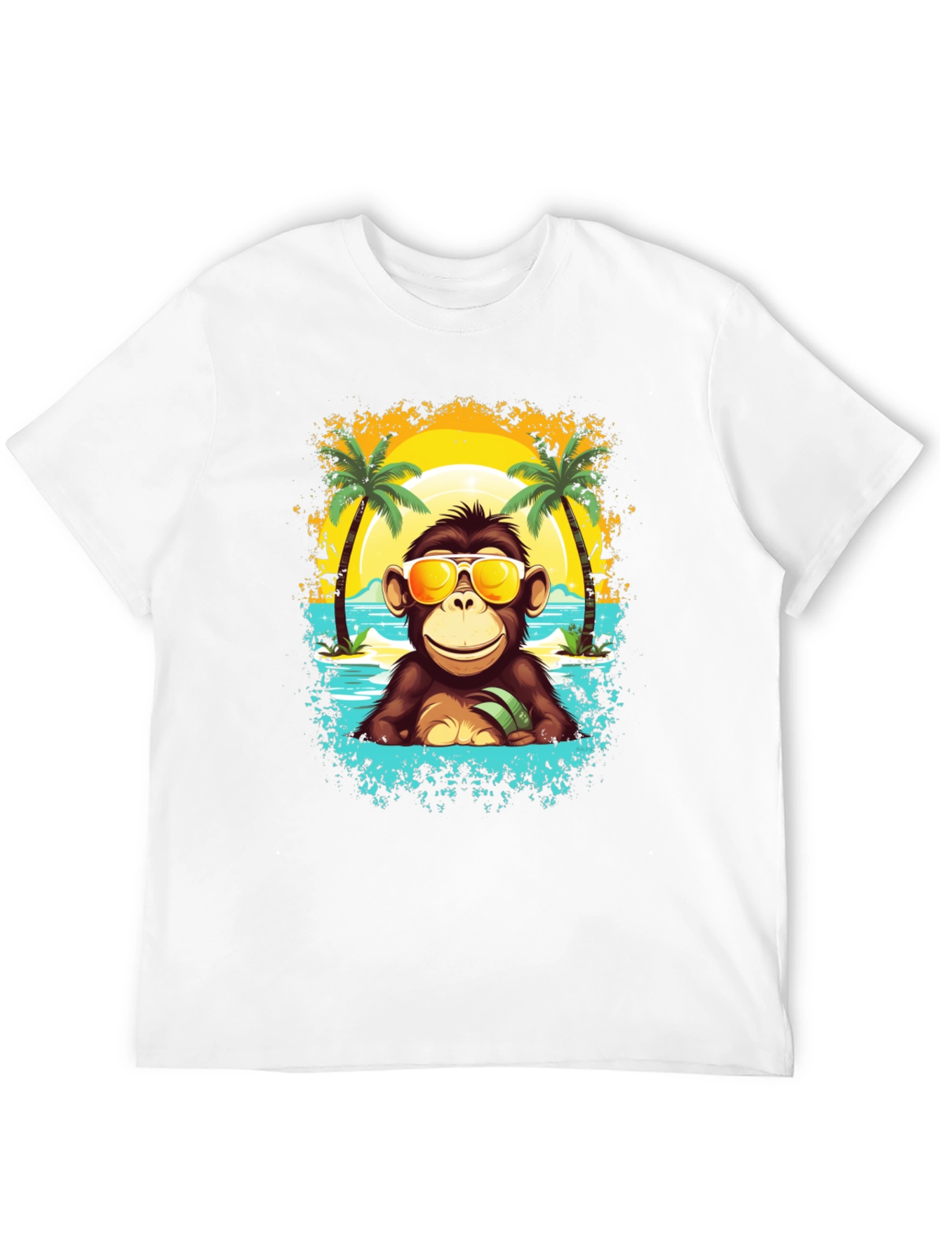 Cool Monkey Beach Vibes T-Shirt
