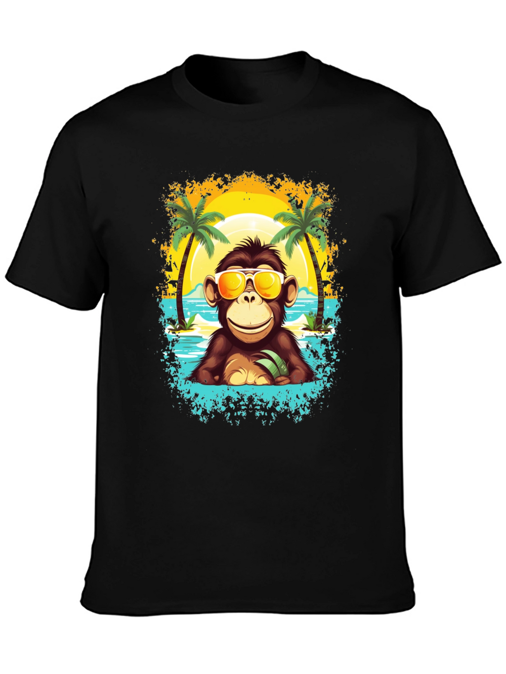 Cool Monkey Beach Vibes T-Shirt