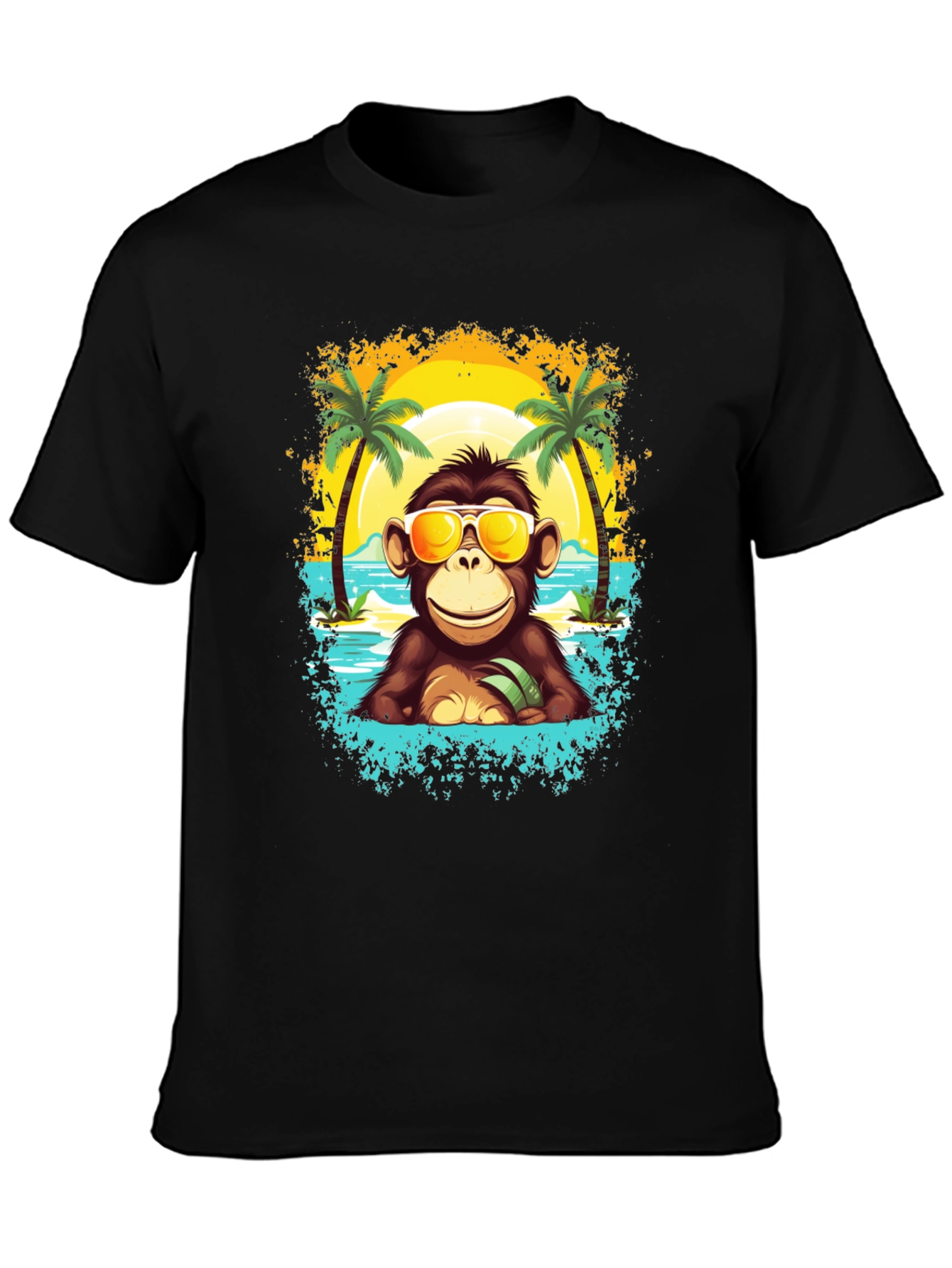 Cool Monkey Beach Vibes T-Shirt