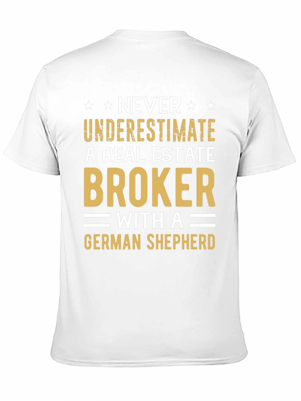 Real Estate Broker German Shepherd Graphic T-Shirt