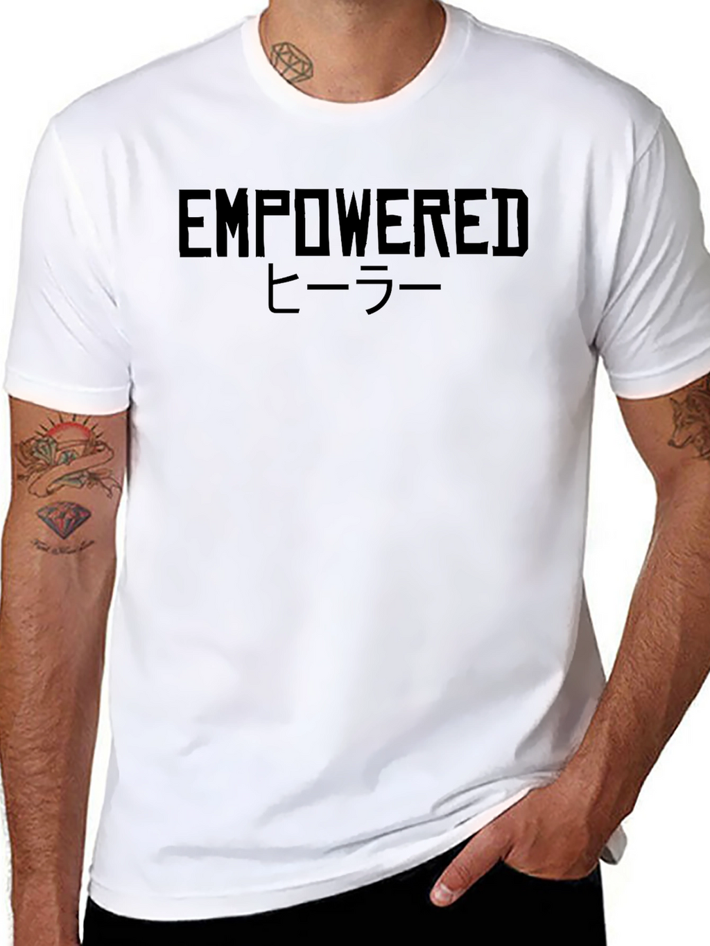 Empowered Healer Black Graphic T-Shirt