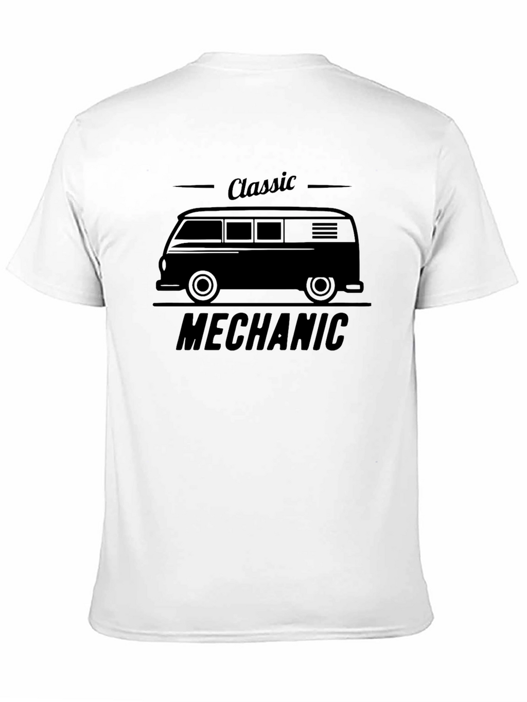 Classic Mechanic Tee - Van Design Black Shirt