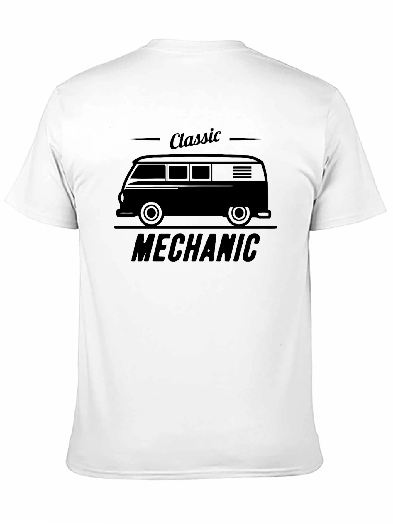 Classic Mechanic Tee - Van Design Black Shirt