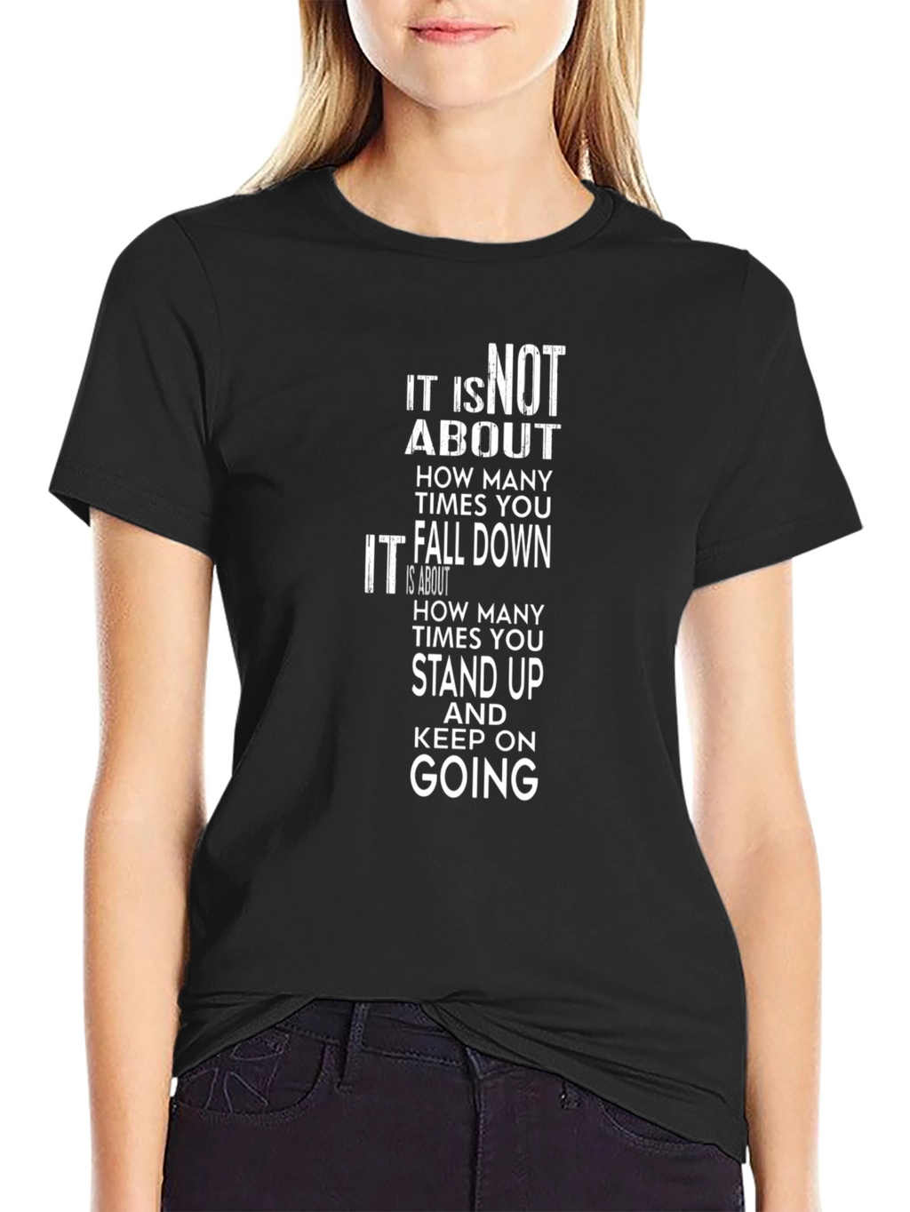 Motivational Graphic T-Shirt - Keep Going!