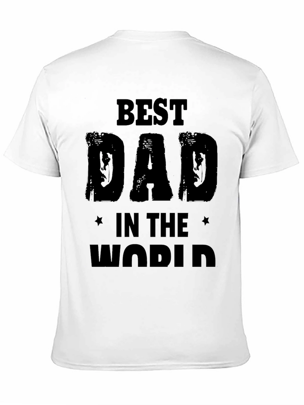 Best Dad in the World Mens Black T-Shirt