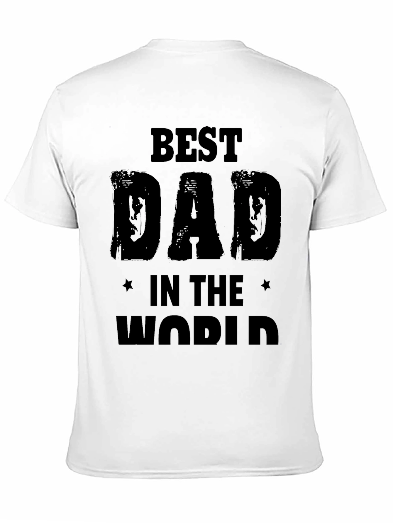 Best Dad in the World Mens Black T-Shirt
