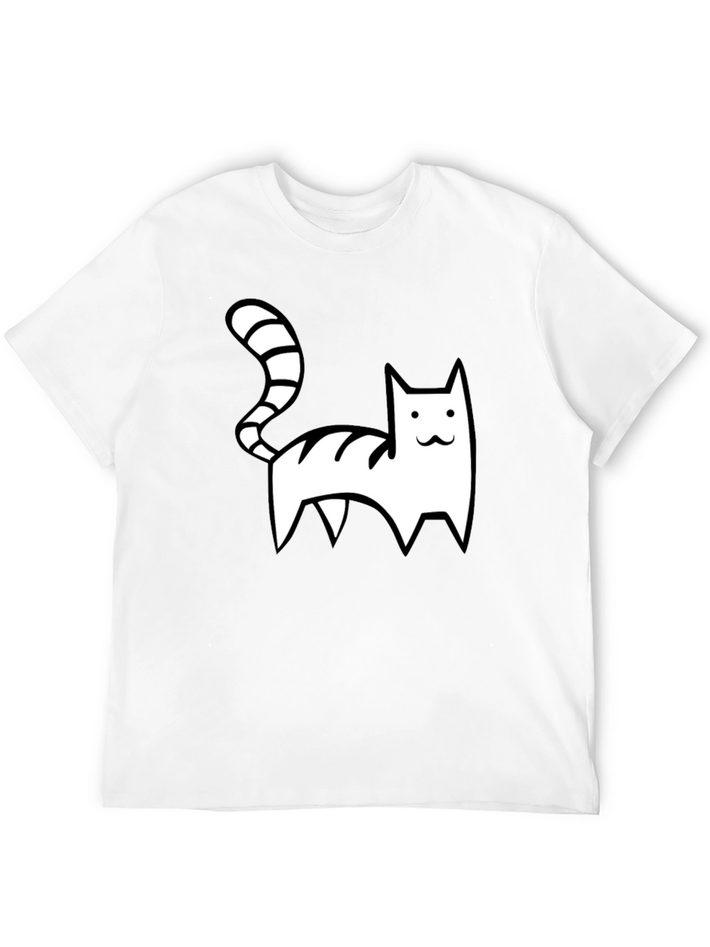 Cool Cat Graphic Tee - Black Casual Shirt