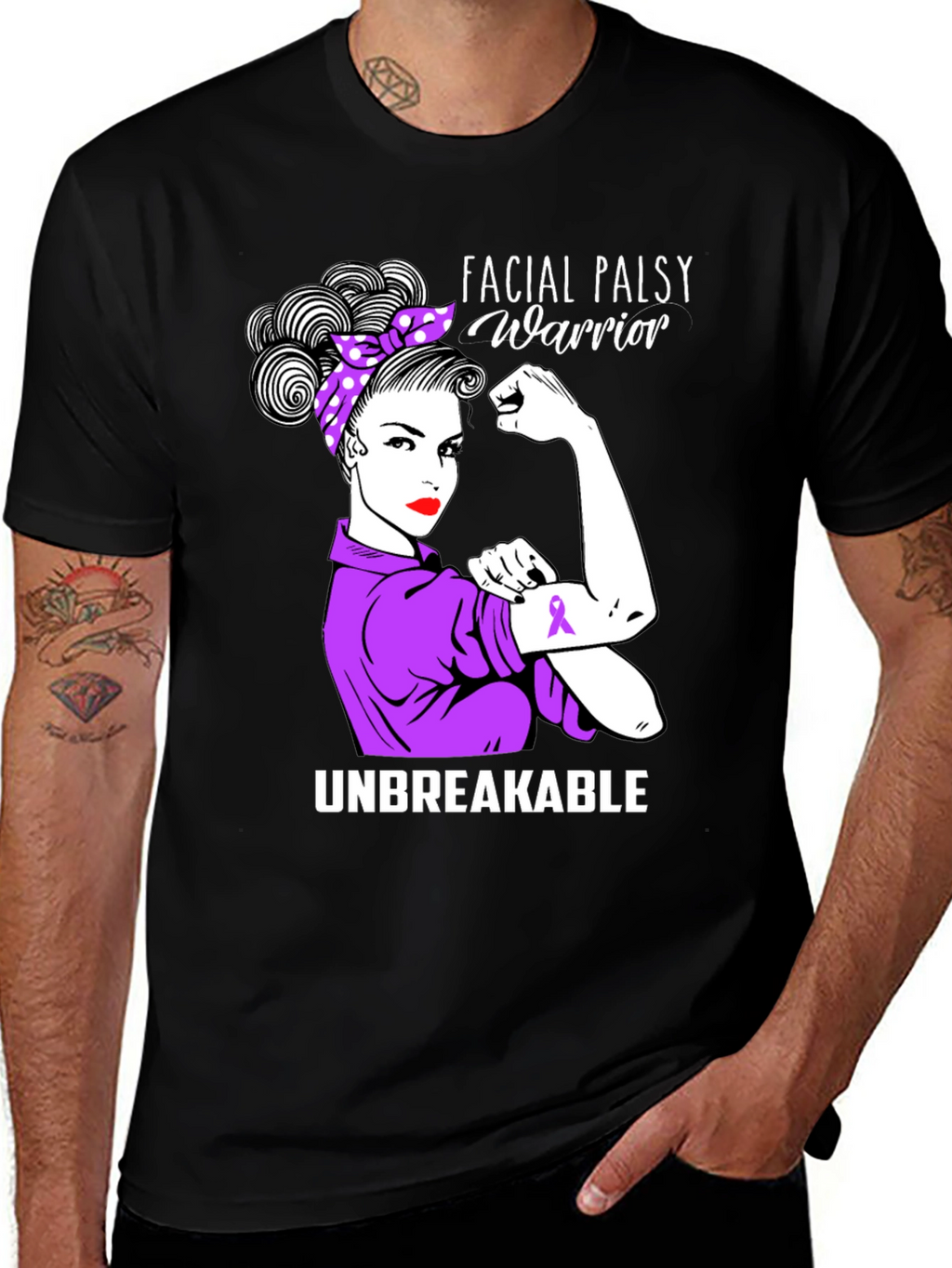 Facial Palsy Warrior Unbreakable T-Shirt
