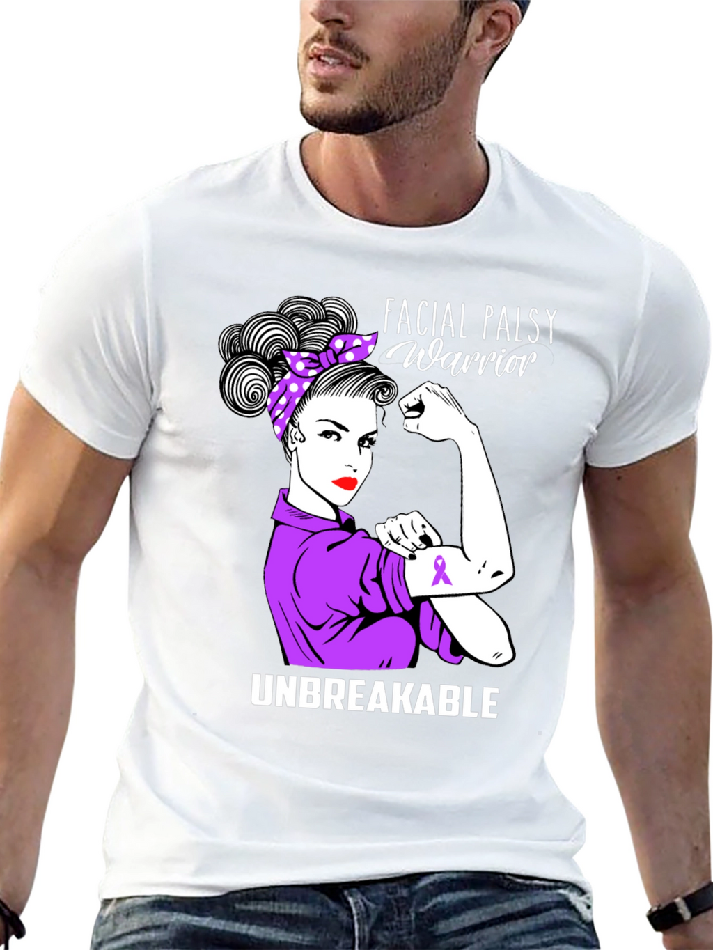 Facial Palsy Warrior Unbreakable T-Shirt