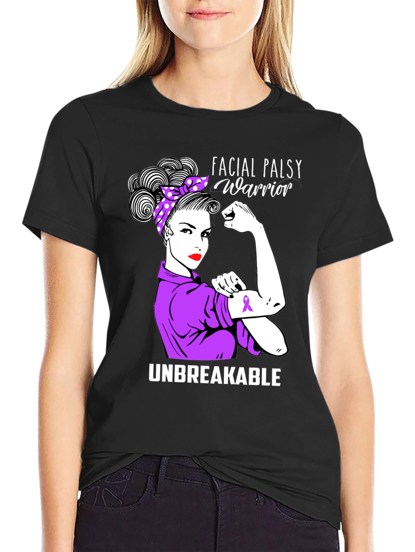 Facial Palsy Warrior Unbreakable T-Shirt