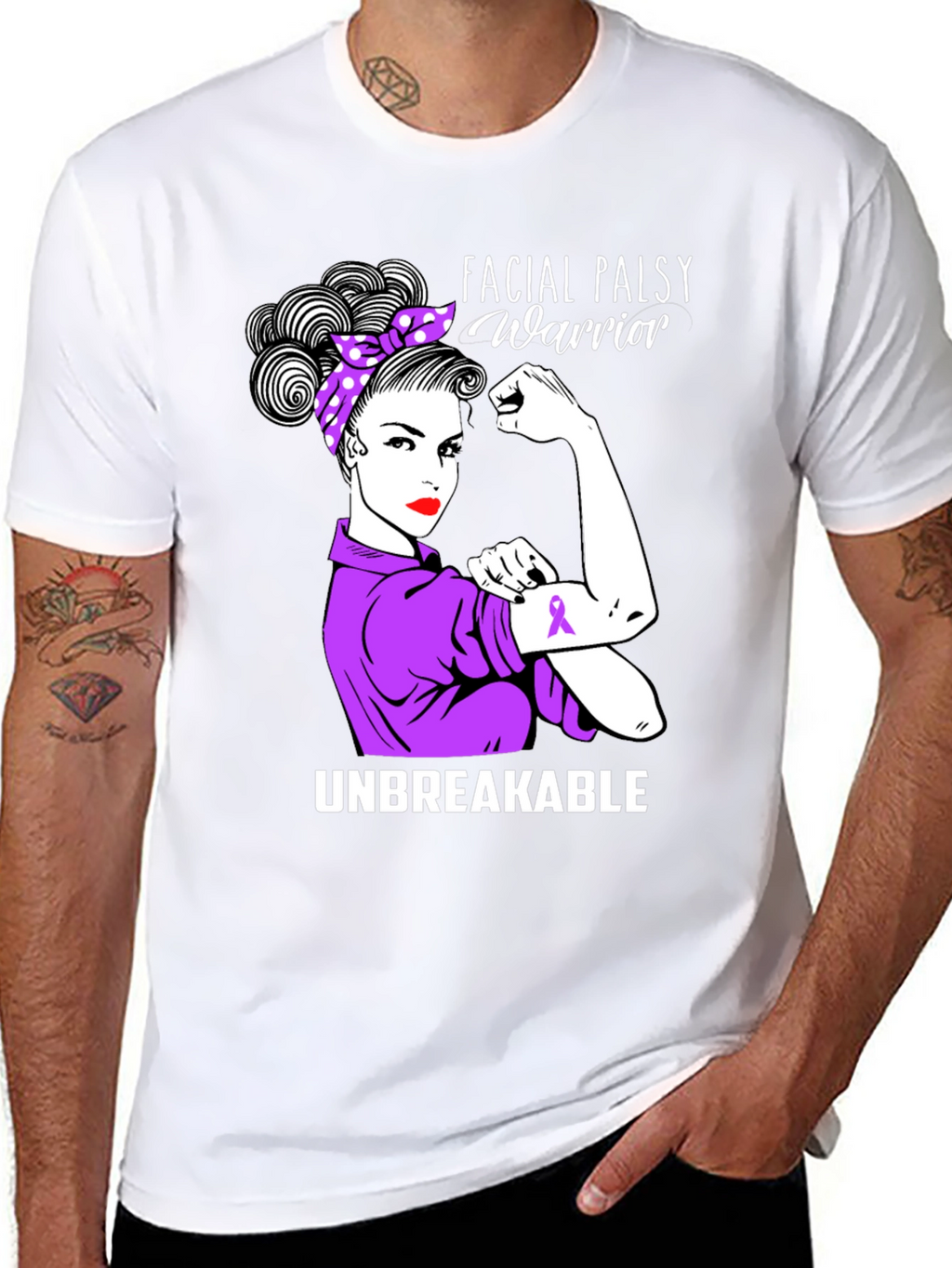 Facial Palsy Warrior Unbreakable T-Shirt