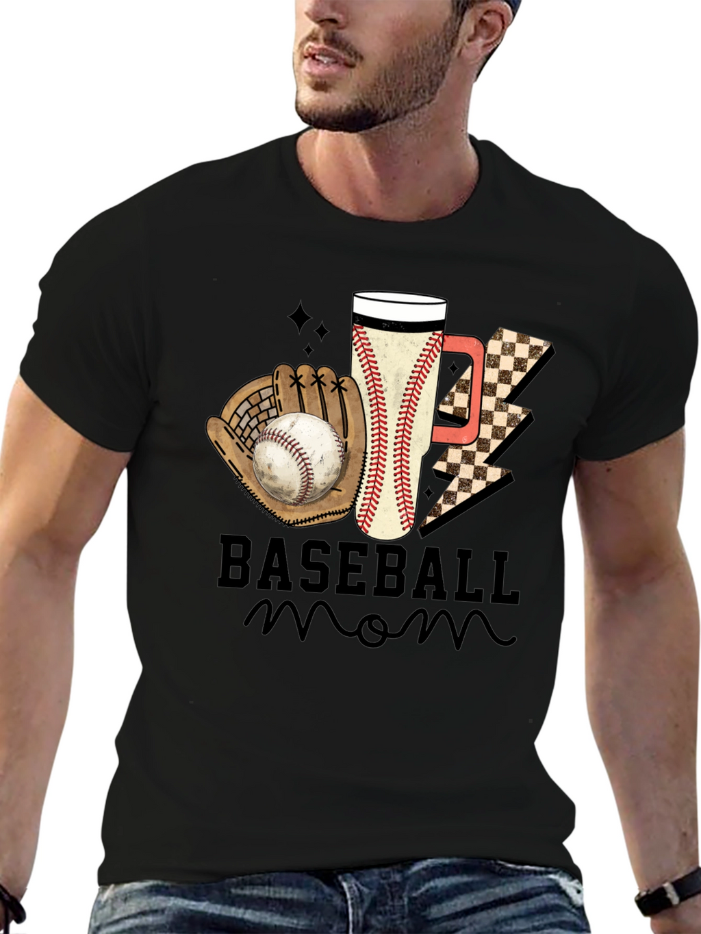Baseball Mom Graphic Tee