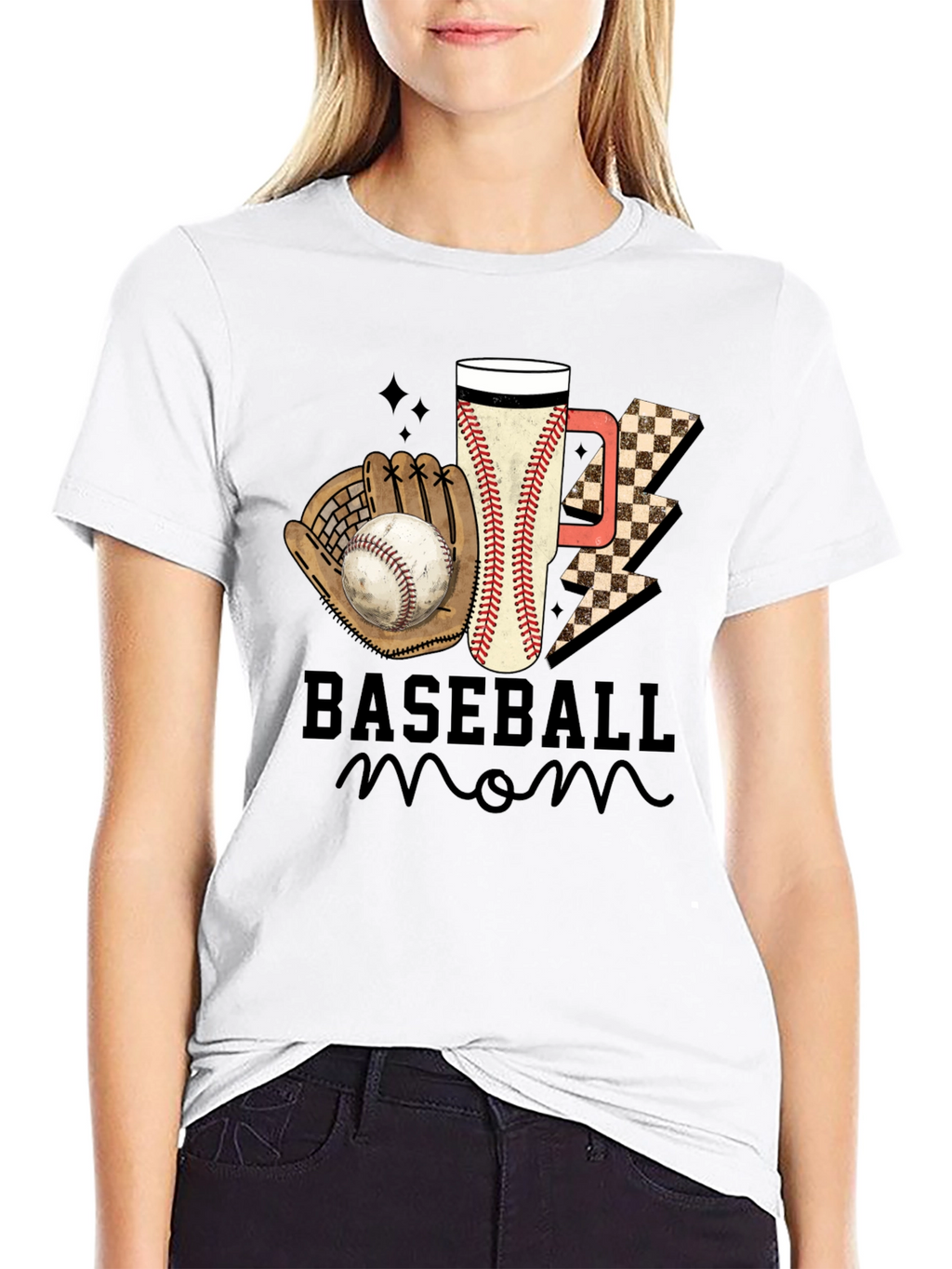Baseball Mom Graphic Tee