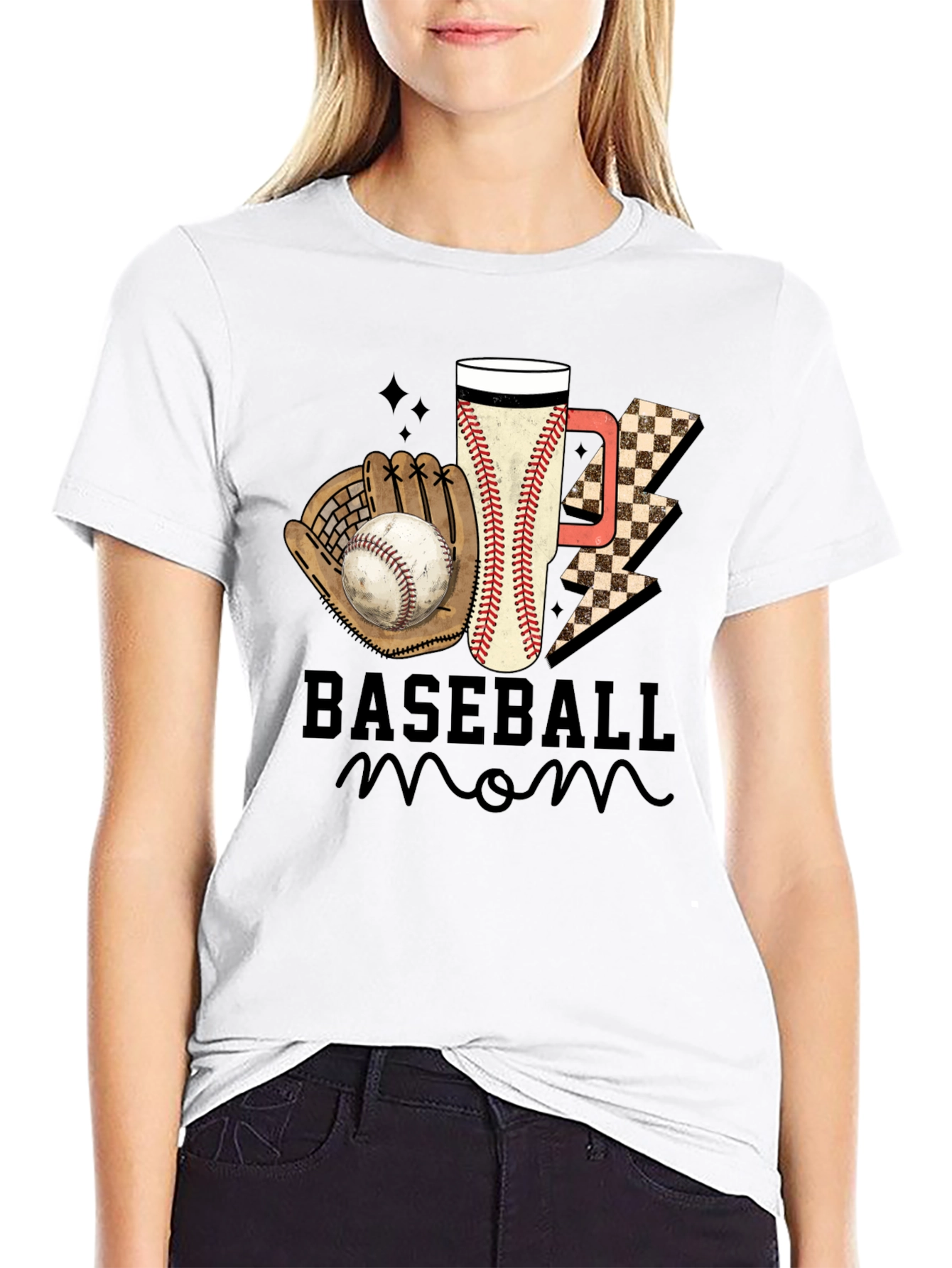 Baseball Mom Graphic Tee