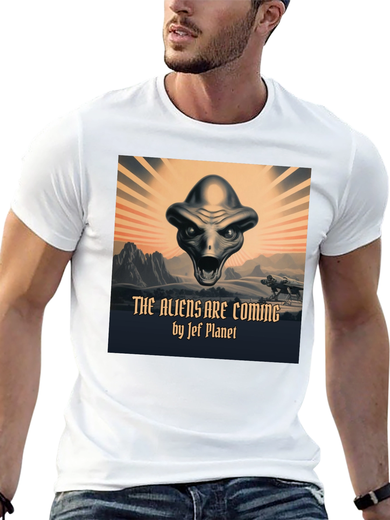 The Aliens Are Coming T-Shirt | Jef Planet Design