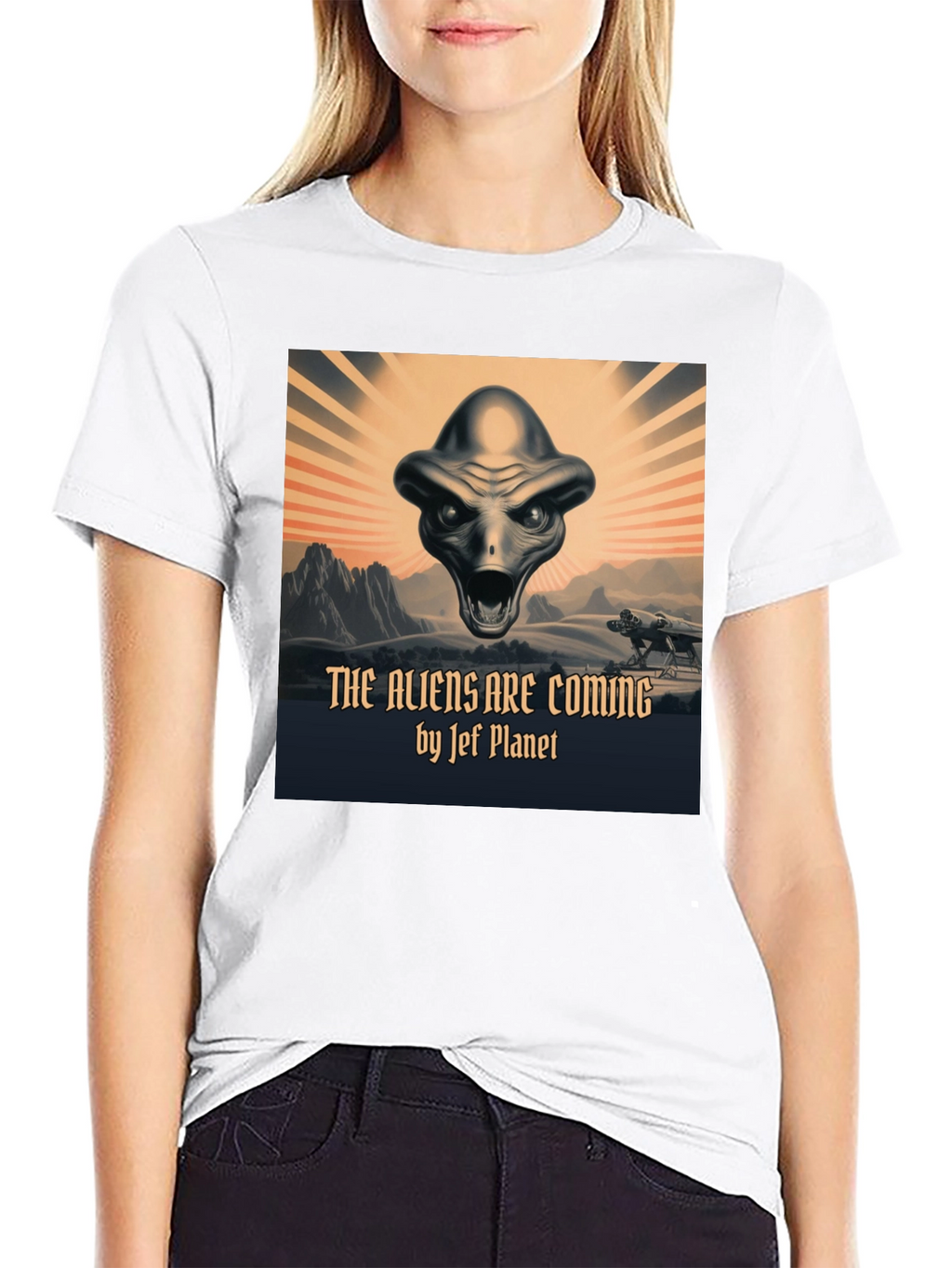 The Aliens Are Coming T-Shirt | Jef Planet Design