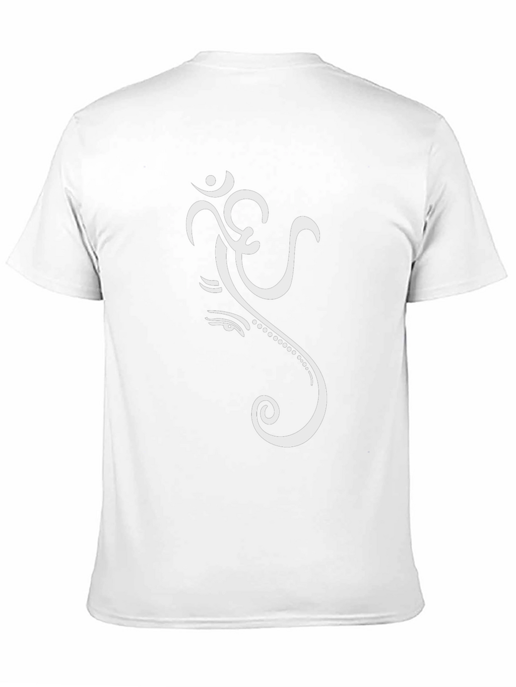 Om Ganesha Graphic Tee - Black Cotton T-Shirt