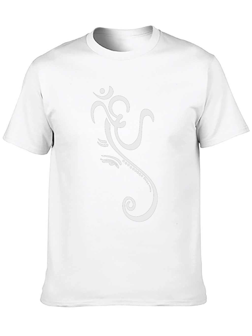 Om Ganesha Graphic Tee - Black Cotton T-Shirt