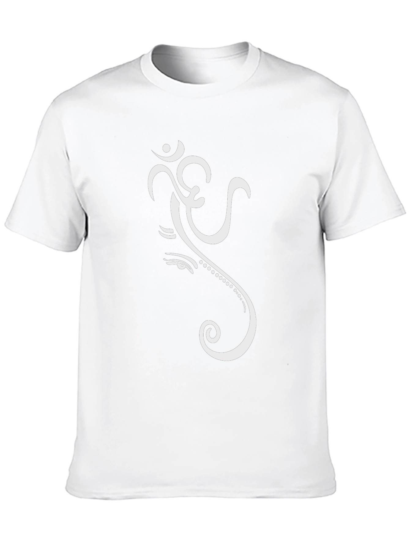 Om Ganesha Graphic Tee - Black Cotton T-Shirt
