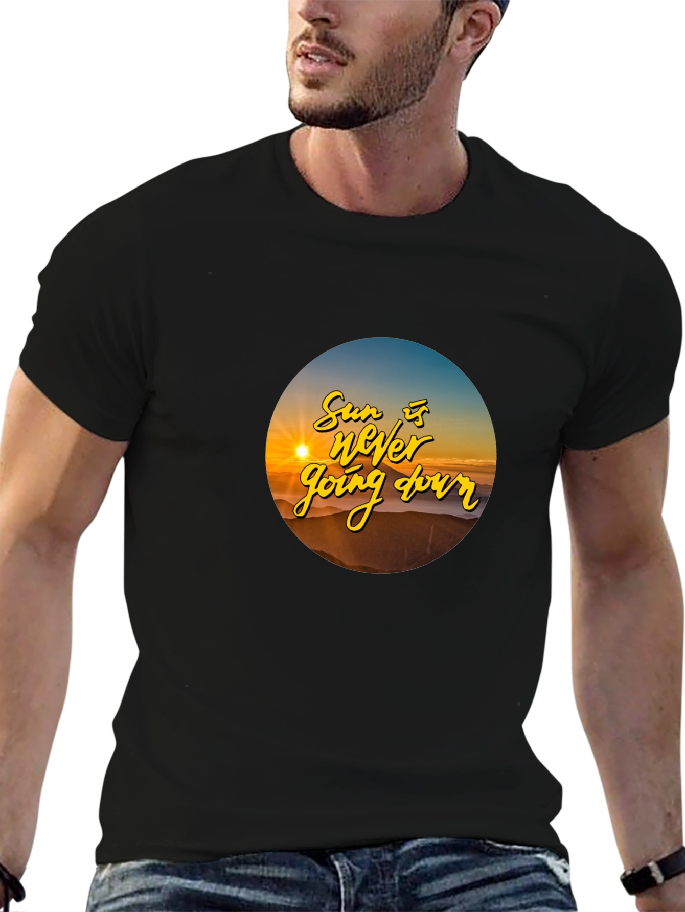 Sunset T-Shirt: The Sun is Never Going Down