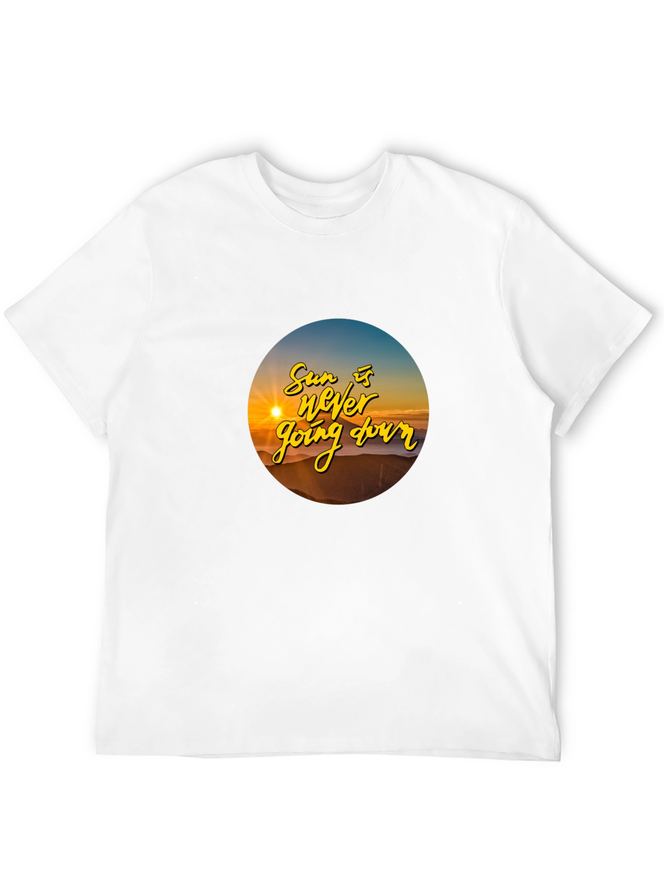 Sunset T-Shirt: The Sun is Never Going Down