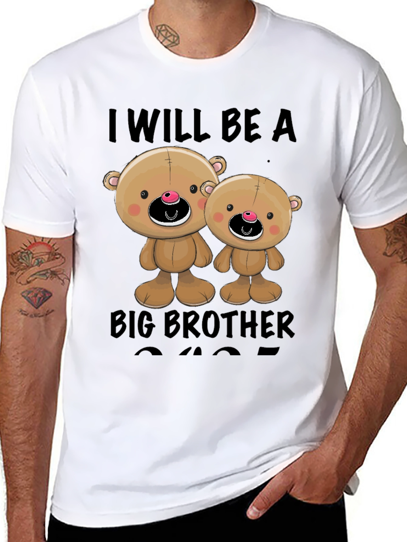 Big Brother Teddy Bear T-Shirt