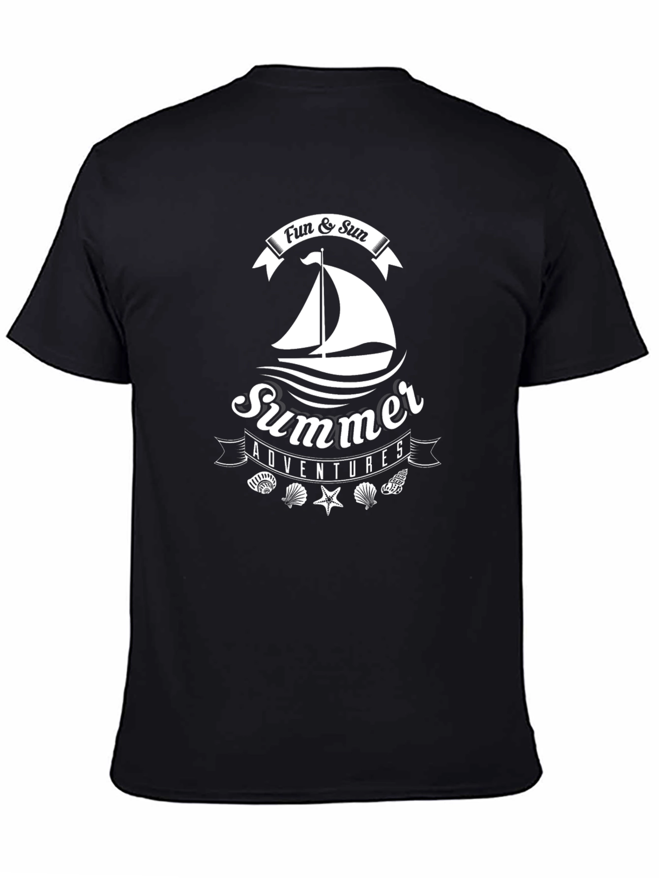 Summer Adventures T-Shirt | Fun & Sun Sailboat Tee