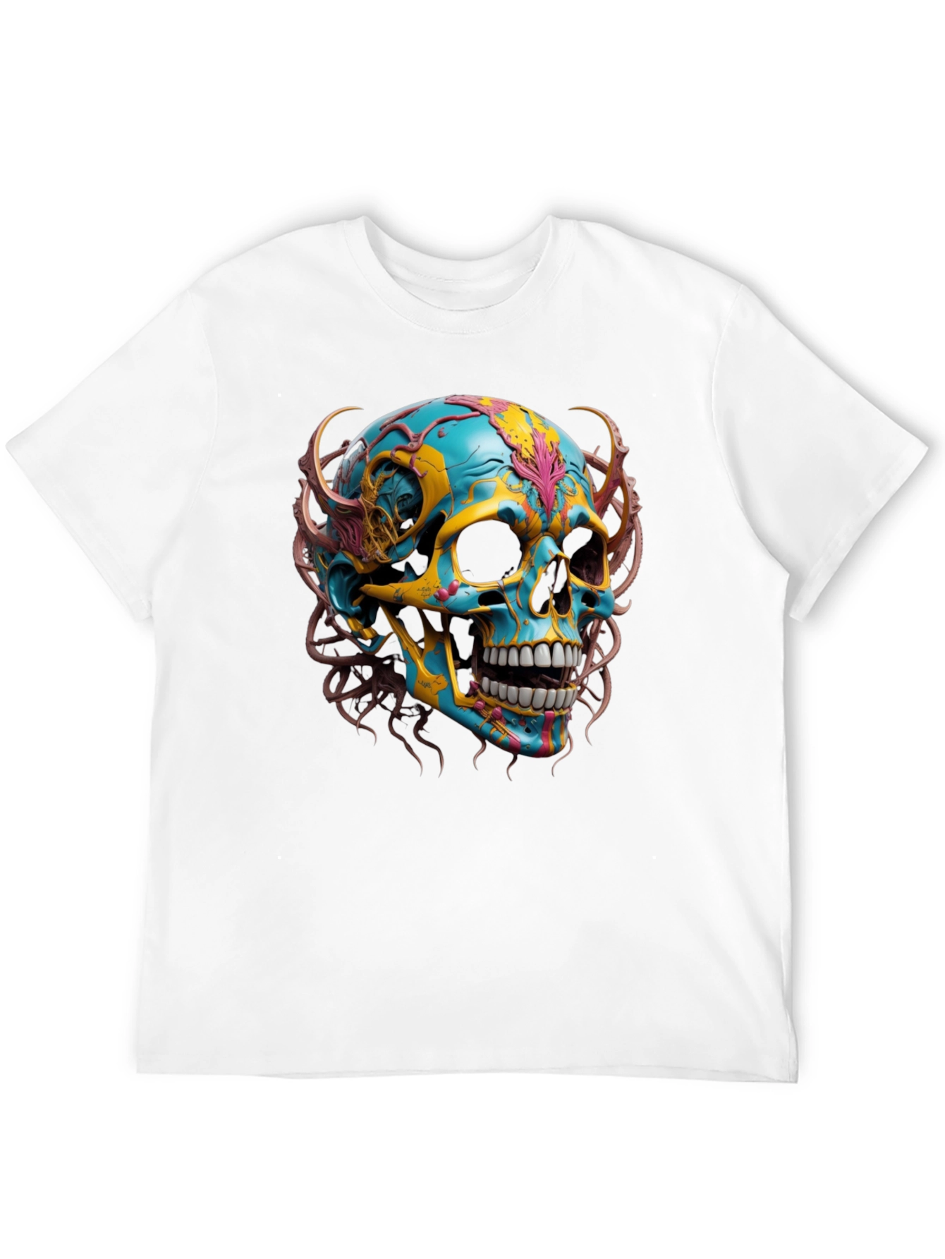 Skull Graphic Print T-Shirt